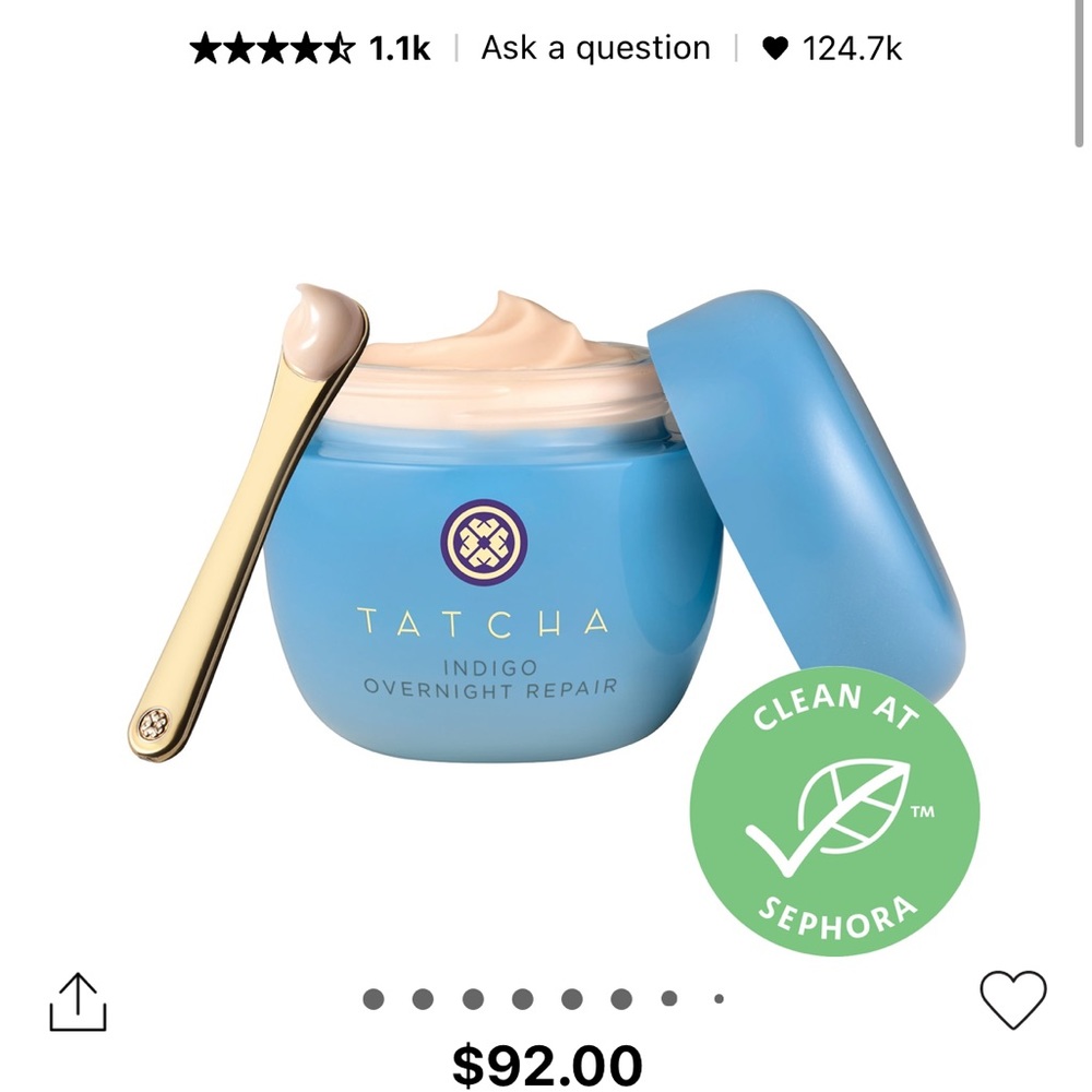 Tatcha Overnight Indigo Repair Cream 50ml